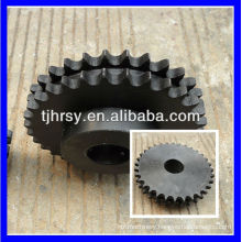 Steel Duplex chain wheel for 12A-2 roller chain